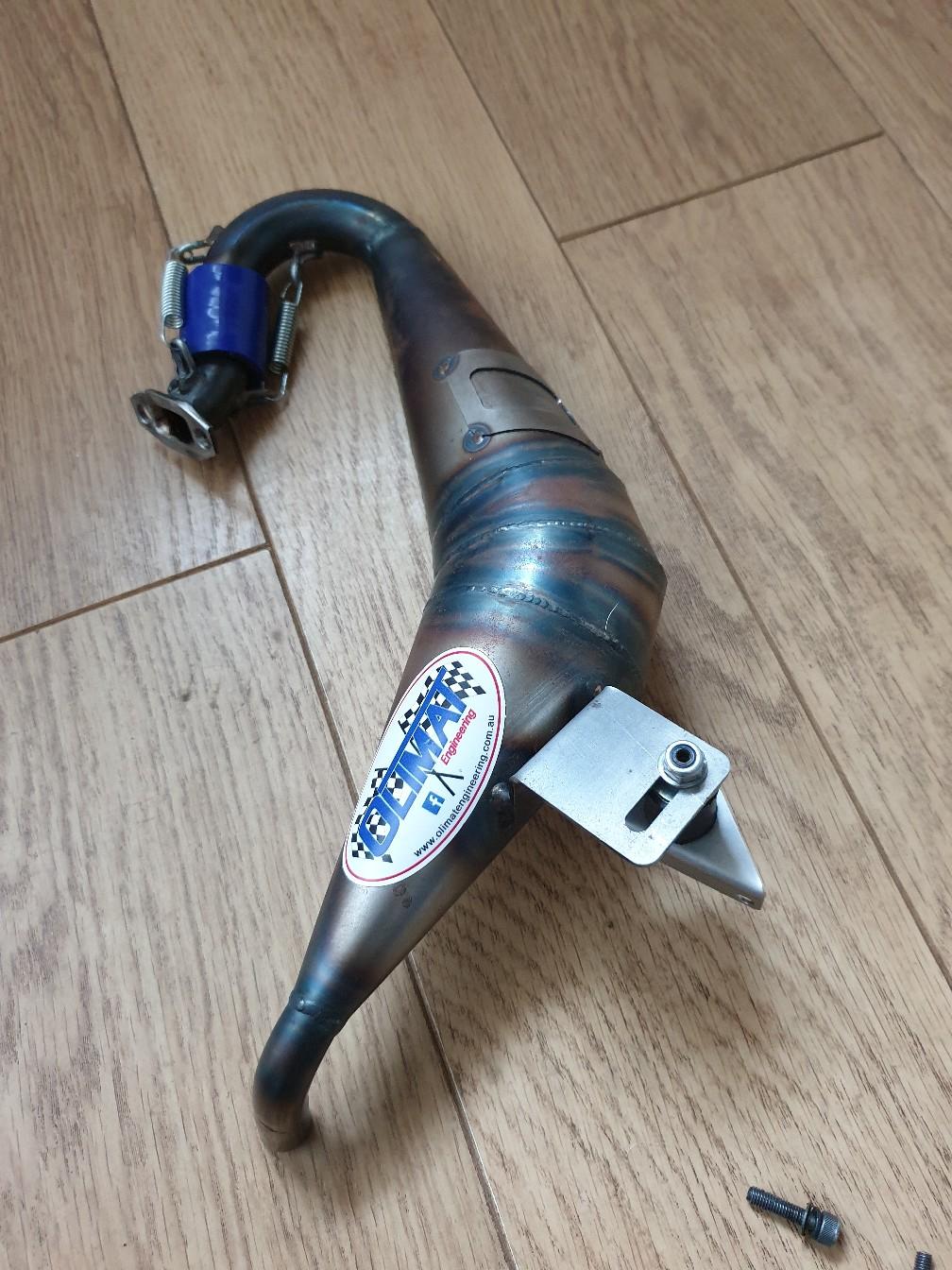 Olimat Tuned Exhaust Pipe. Losi 5T. KM X2. Rc in LE5 Leicester for £100