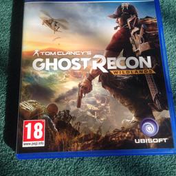 This is a brand new ghost recon wildlands game for PS4. It is brand new so it's in excellent condition and this item will be for collection.