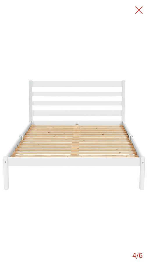Buy & Sell West Midlands Coventry - Photos for Kaycie Double Bed Frame - White