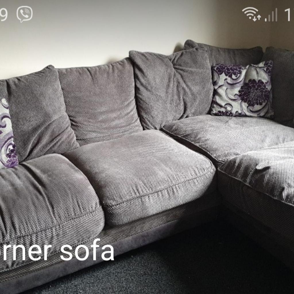 grey corner sofa in B79 Tamworth for £100.00 for sale Shpock
