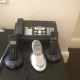 Fax machine 3 phones all working