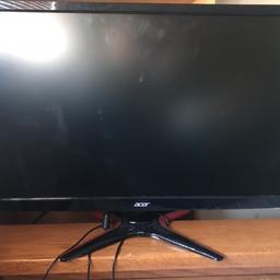 24inch black led acer monitor with 2 HDMI ports
Perfect condition bought less than a month ago and literally used twice
Can deliver