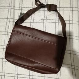 brown messenger bag, brand new with tags