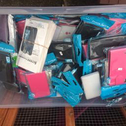 Loads of cases and screen protectors for mobile phones. All brand new! Not sure which phones so selling all for £5. Ideal for car boot sale. I just don’t have time to do one