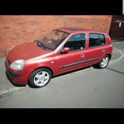 Renault Clio
1.2 petrol
87000 mileage
mot till march 2020
very good condition and very good runner 