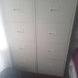 Metal Filing Cabinets for sale. I have 3 of these metal cabinets. In a good condition. moving to a different place so no longer needed and need them gone ASAP. Collection from Small Heath, Birmingham. £60 For all three of them or £25 each.