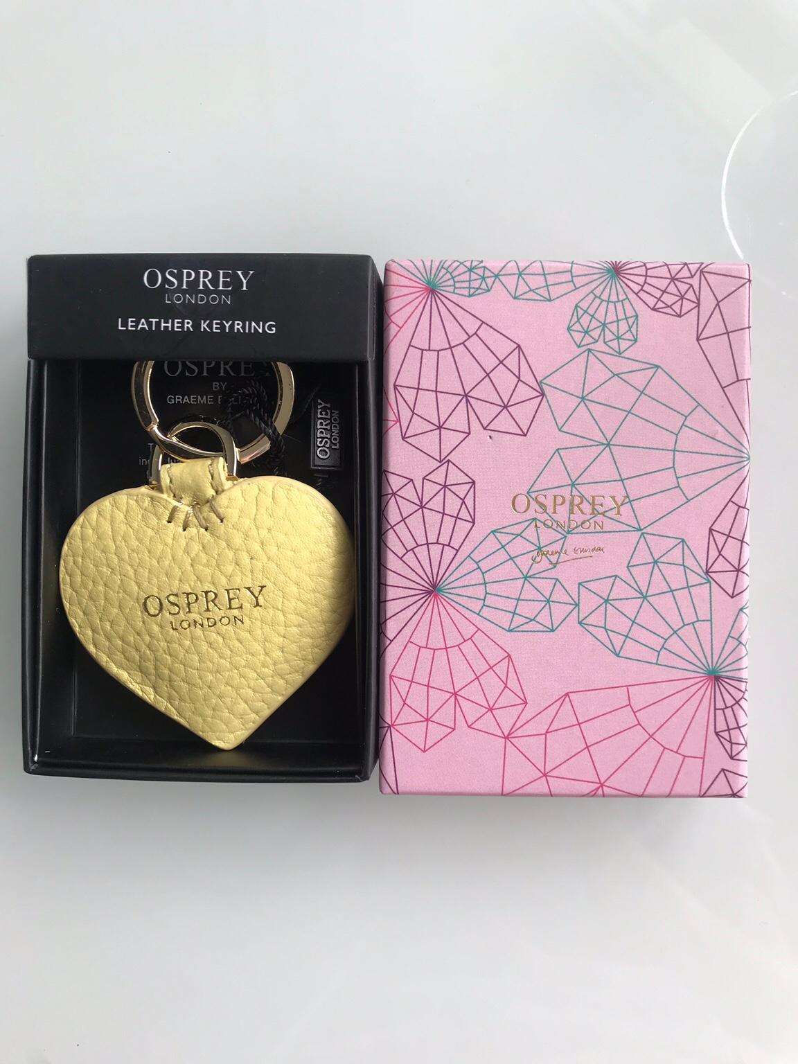 Osprey leather heart keyring in EN7 Broxbourne for £5.00 for sale Shpock
