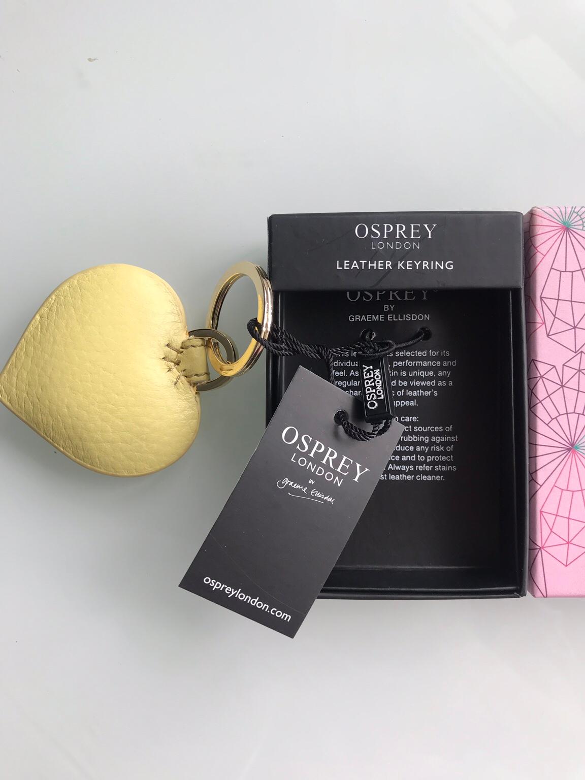 Osprey leather heart keyring in EN7 Broxbourne for £5.00 for sale Shpock