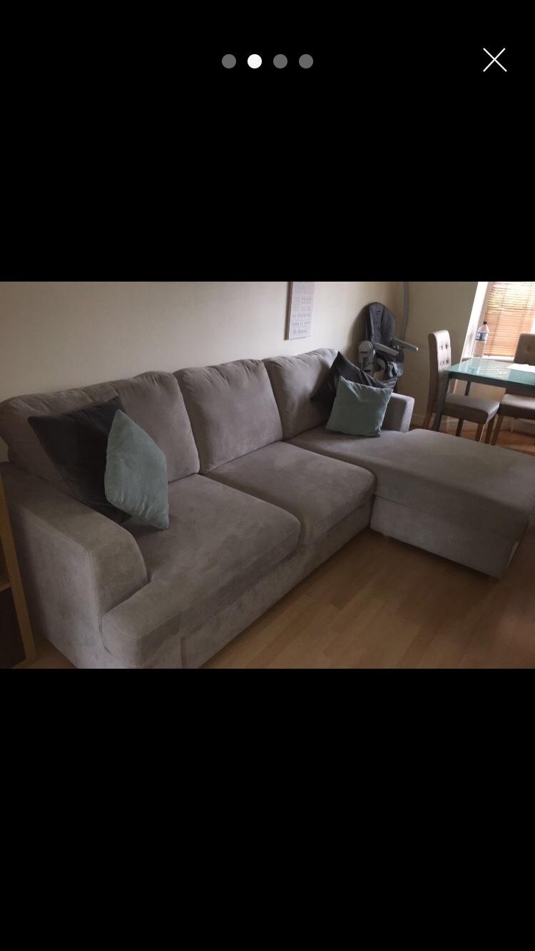 Freya dfs 4 seater corner sofa lounger in SK9 Row