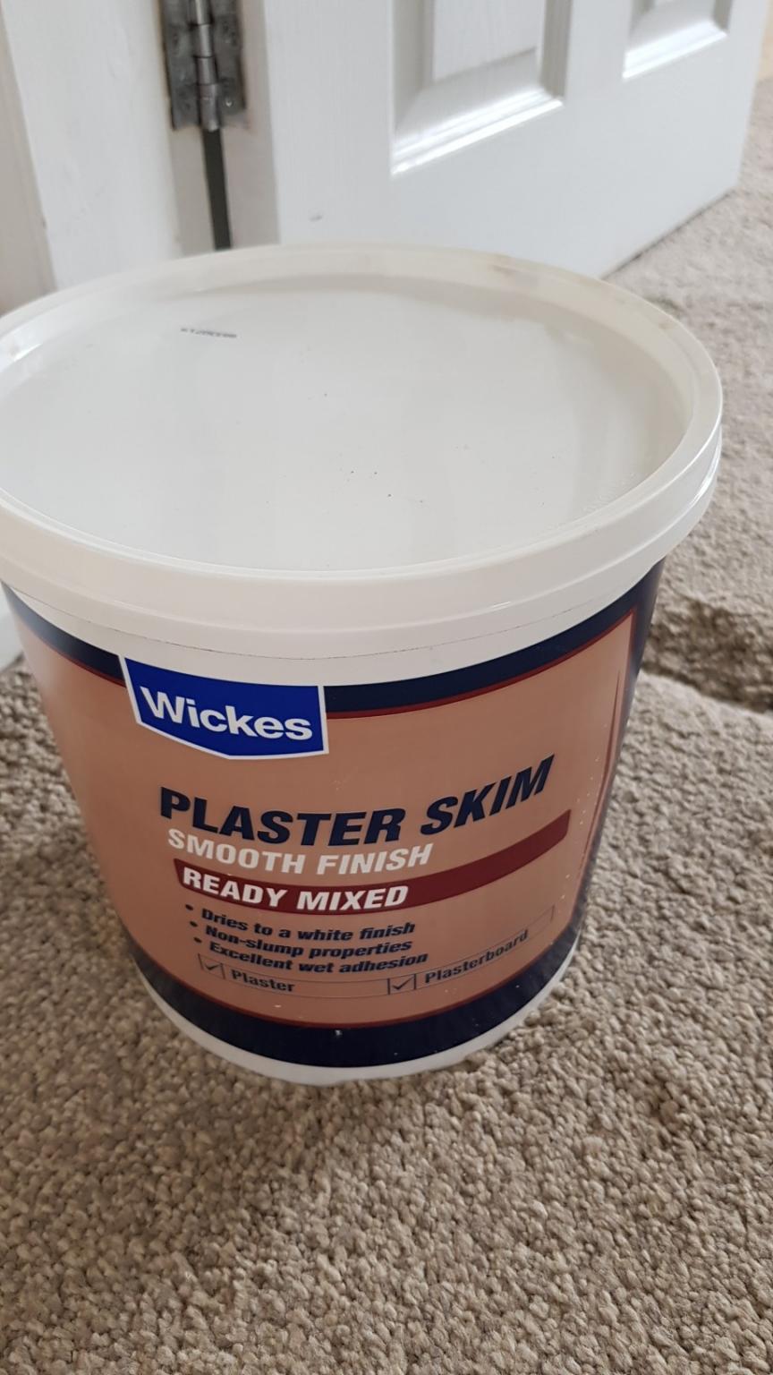 10kg wickes ready mixed plaster skim smooth in DY8 Dudley for £9.00 for