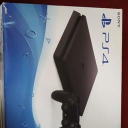 I have for sale a ps4 500GB With all leads and 1 controller i brought this brand new it is all in good condition reason for sale dont play it anymore