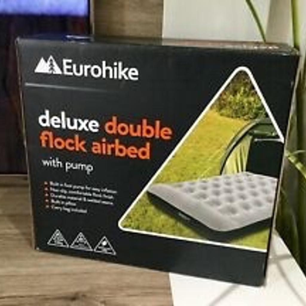 Eurohike flocked outlet airbed