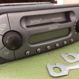 Original Smart Autoradio mit Kassettenrekorder
