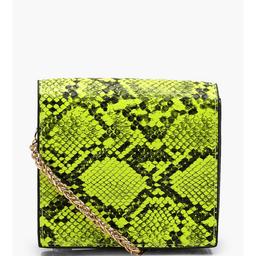 Neon Green Snake Print Mini Bag. Brand New still in the packaging (two were ordered). Perfect for carrying when you don’t want to carry much! 
Open to offers