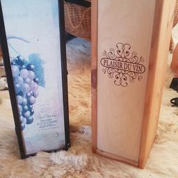 2 lovely wine boxes 
(bottles not included)
used for display
Collection Ruddington