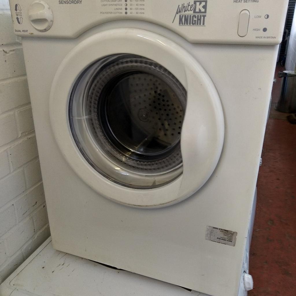3KG WHITE KNIGHT SENSORDRY VENTED TUMBLE DRYE in B65 Sandwell for £39.