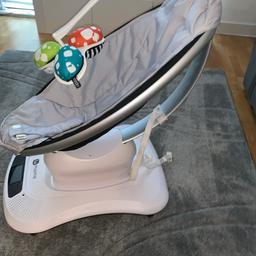 In excellent condition, comes with box and newborn insert all worth £330 RRP. Has phone socket, several functions and sound options. An absolute life saver in my opinion! Collection Muswell hill - north London - can deliver locally
