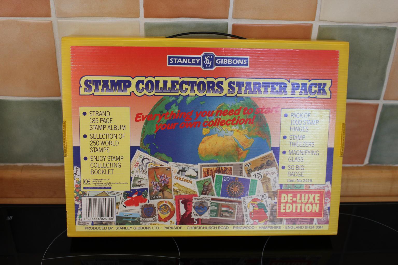 Substantial stamp collector's starter pack in SO15 Southampton for £10.