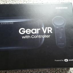 Samsung gear vr with controller
Very good nik and ready to go 
Compatible with loads on phone says on box just dnt get used so selling bargain price £25