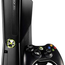 Xbox 360 with controller and games. 
and extra batteries and battery charger.
any questions just ask. 
works perfect.