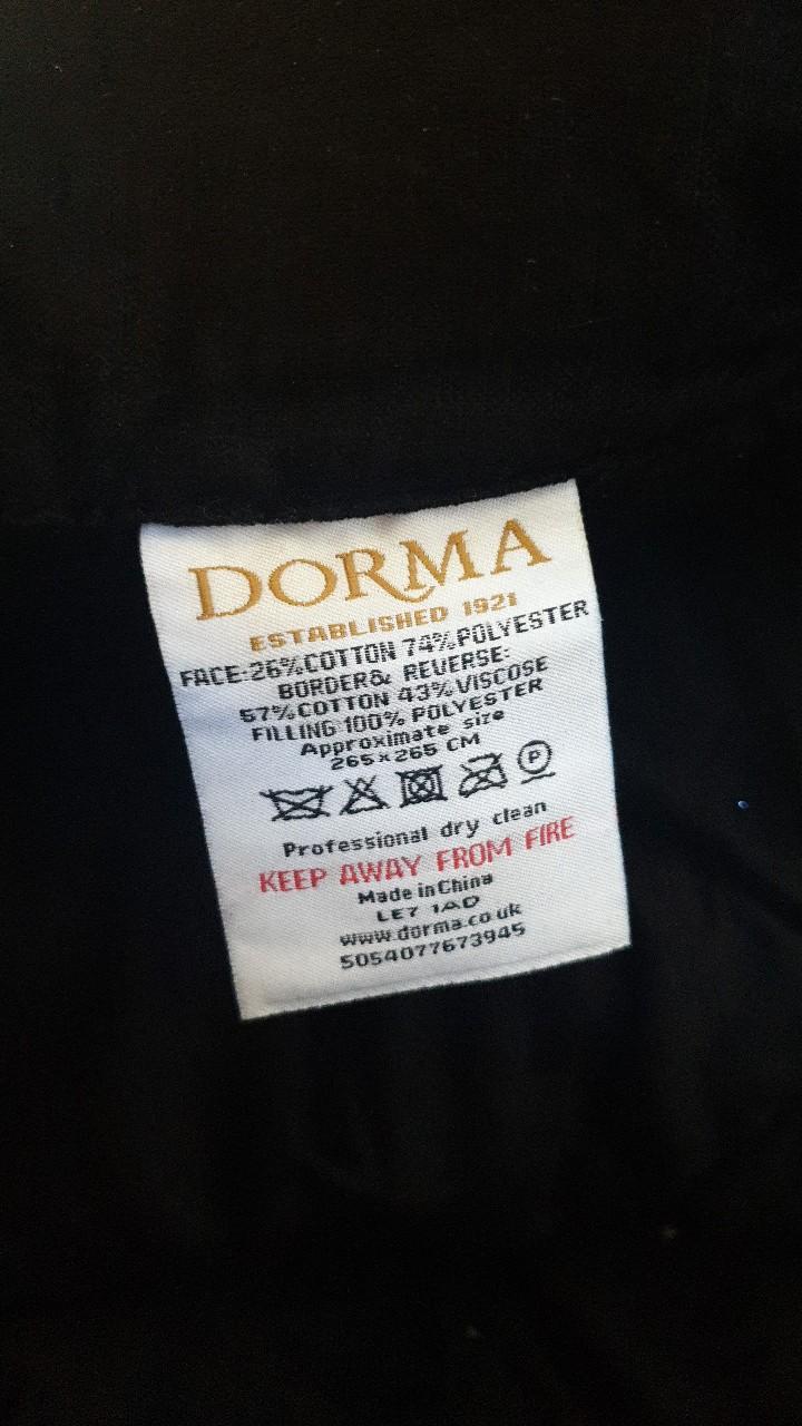 Dorma Blenheim Black Jacquard Bedspread in LL57 Bangor for £100.00 for sale Shpock