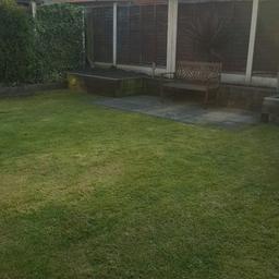 need grass cutting ev 2 weeks.small front garden and large back.must have lawnmower