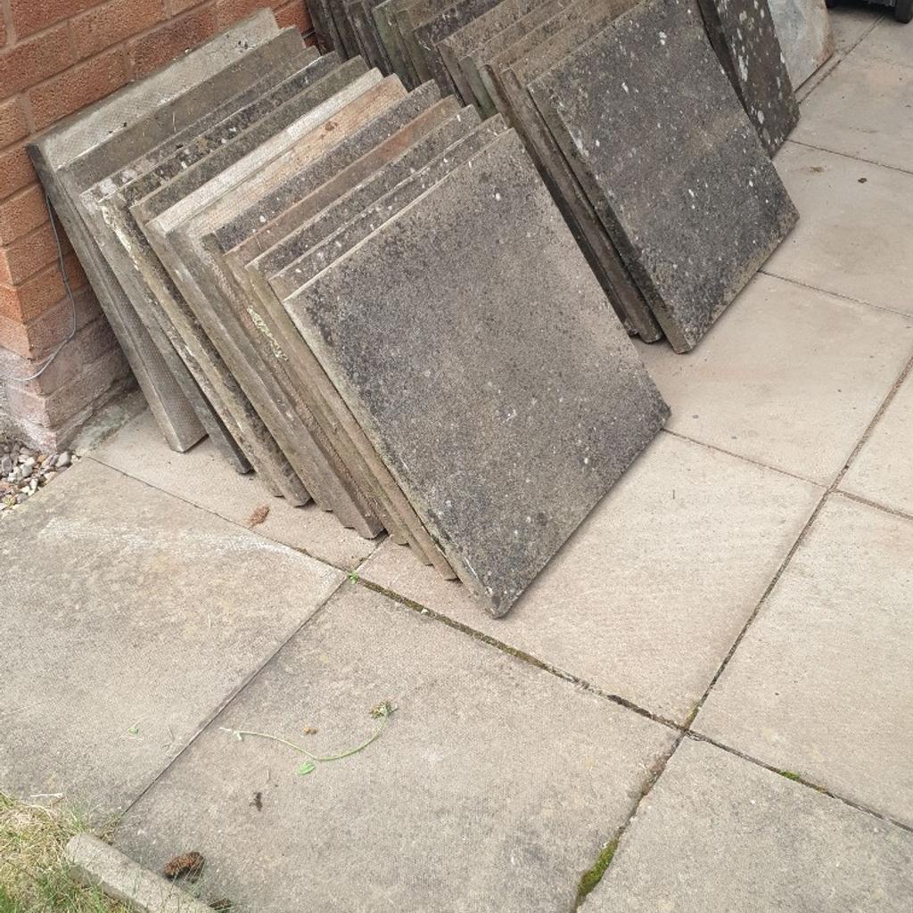 Free paving slabs mixed sizes in WR4 Worcester for free for sale Shpock