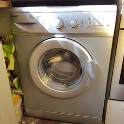 Beko 5kg 1200 rpm washing machine.
Perfect working order as far as I know

RRP: £189