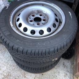 Vito steel wheels original merc wheels with Michelin tyres 195/65/R16c
Collection from Northolt UB5
£60