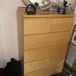 1 x 6 drawer unit
2 x 2 drawer bed side tables

Perfect condition

Selling as doesn’t fit in new house decor

Collection only or could deliver close to B65 area for a charge