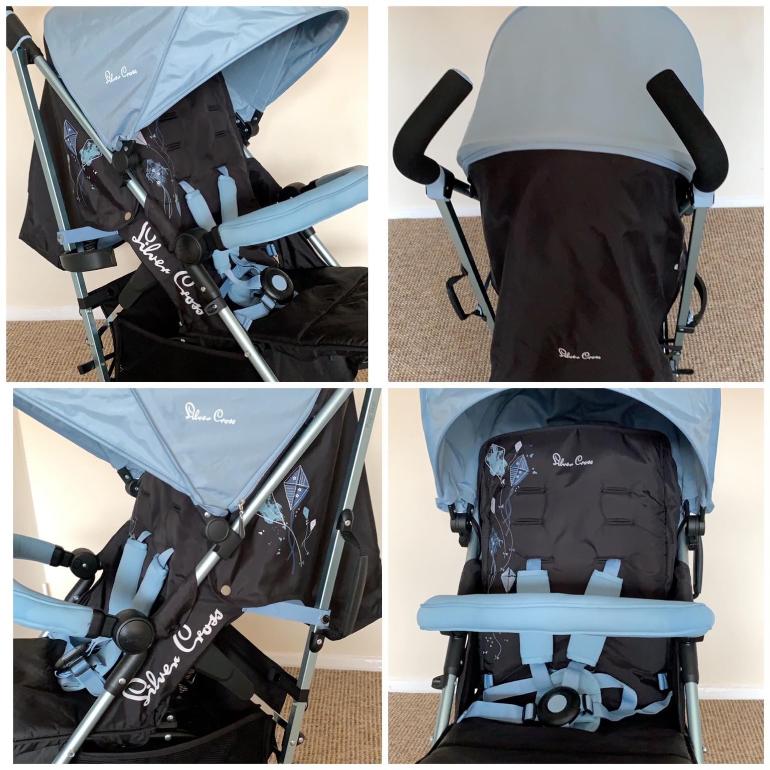 Silver cross pop star hotsell stroller blue