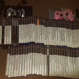 2 x ps two +71 games + buzz remotes, collection only, open to reasonable offers.