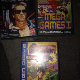 Mega games 1
The Terminator 
Comix Zone 
All with booklets