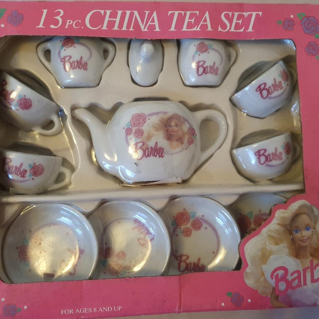 Barbie china tea online set 1992