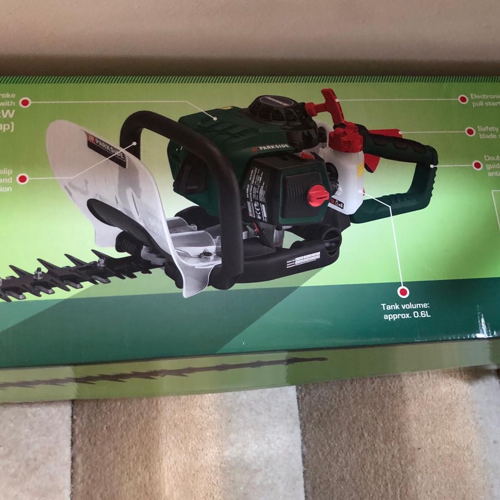 Parkside petrol deals hedge trimmer