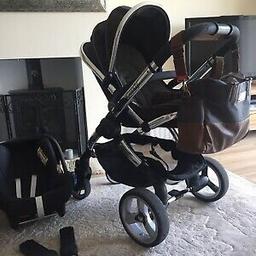 icandy peach. Condition is Used.

has car seat and adapters for Pram

has isofix base and maxi cosi car seat

pram handle only works manually which I prefer

Sold as seen

Parasol plus holder

Rain cover also

Collection only too big to post.

Any viewings welcome