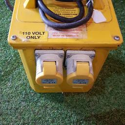Perfect working condition

110v site transformer 

2 gang 

£35 - happy to demonstrate on collection