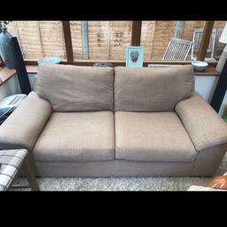 Very sturdy, comfortable sofa. Hardly sat on as was in bedroom (not a sofa bed.) Great quality. OFFERS WELCOME