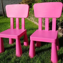 Zwei rosa farbene Kinderstühle in gutem, gebrauchten Zustand an Selbstabholer zu verkaufen.
Preis VB!!!!