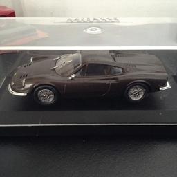 A 1/43 scale model of the Ferrari Dino
Colour brown
In case but no outer sleeve