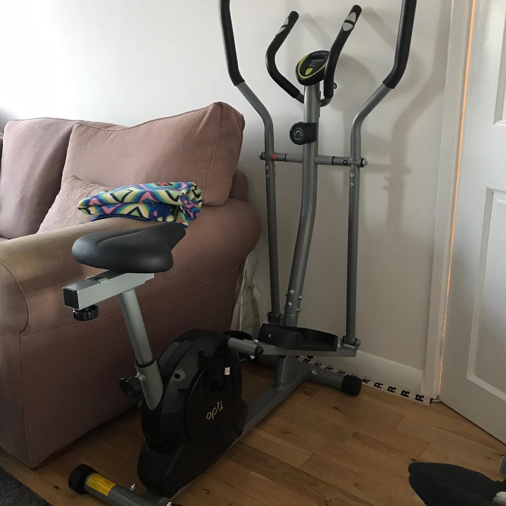 Opti magnetic 2 in 1 discount cross trainer and exercise bike review