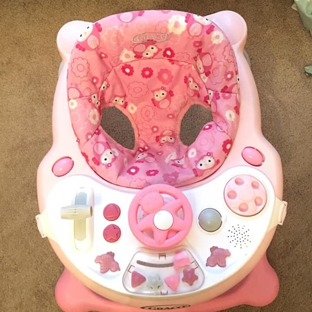 Graco pink hot sale baby walker