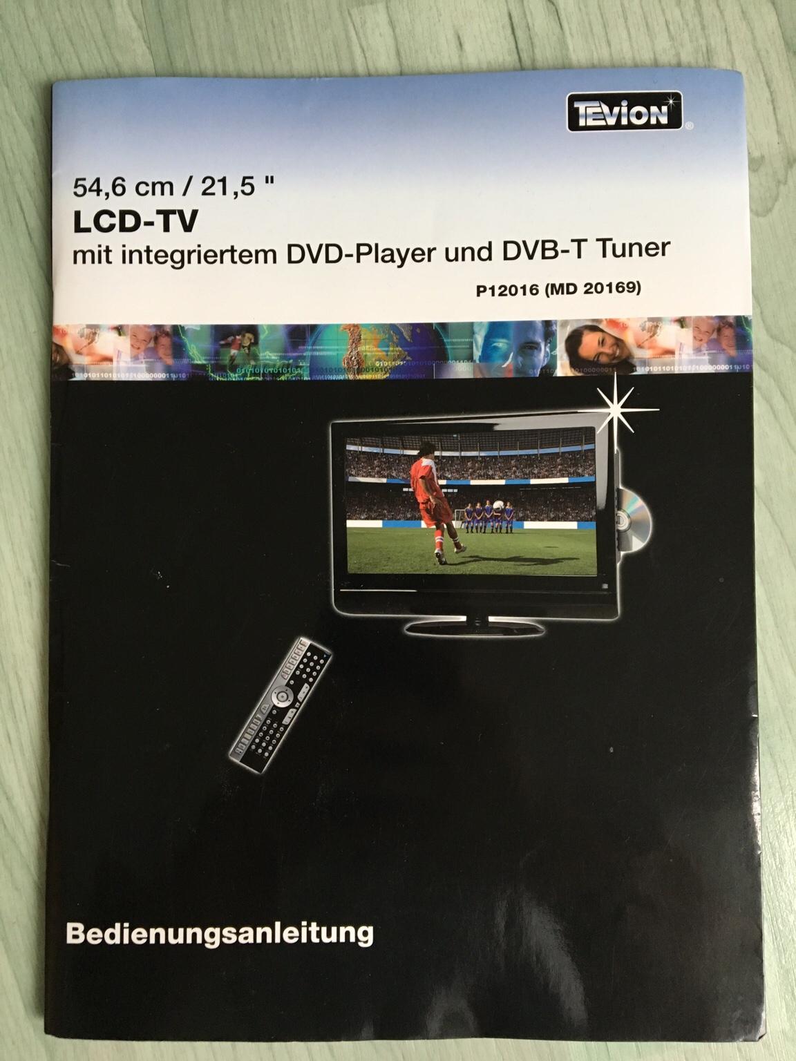 Tevion 21,5 Zoll LCD-TV mit DVD-Player in 76275 Ettlingen für € 25,00 ...