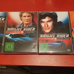 Die komplette Serie von Knight Rider.
Ein Muss für die Fans der 90er.

David Hasselhoff mit seinem legendären Auto K.I.T.T.
