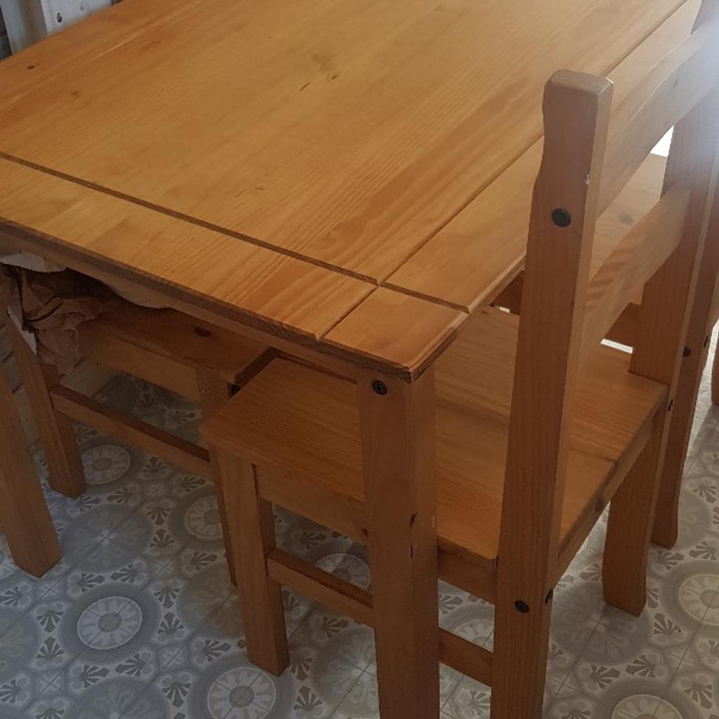 mexican pine corona table and four chairs in DY3 Dudley for £50.00 for sale Shpock