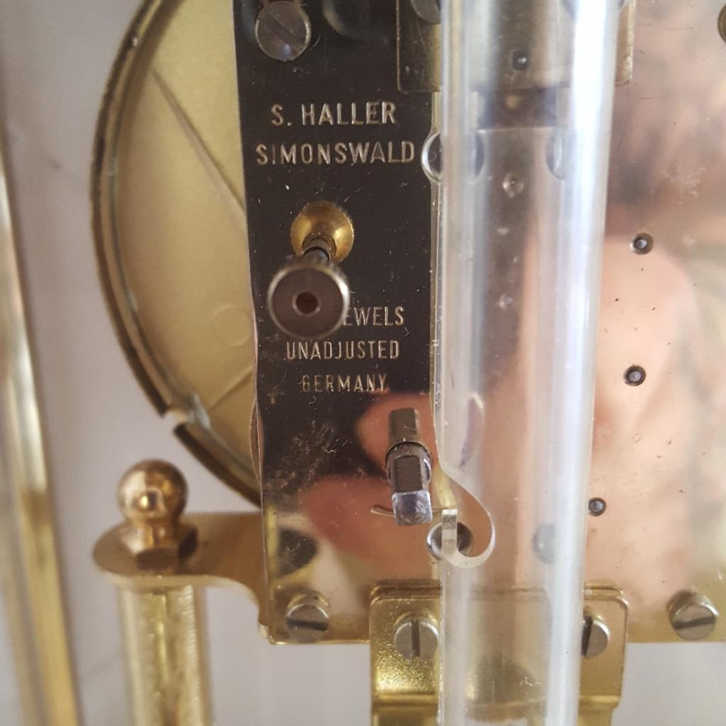 Horloge Anniversaire Vintage S. Haller Simonswald Germany - Axe De Balancier, Occasion