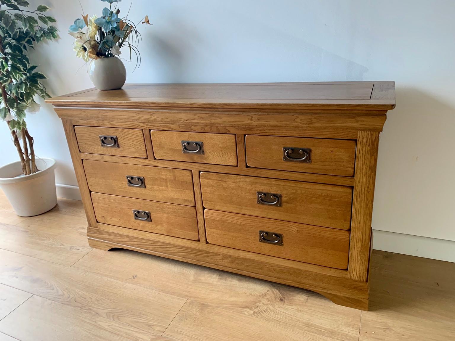 Oak furniture land “French farmhouse” chest in B79 Tamworth for £210.00