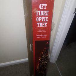 4 ft fibre optic Christmas tree for sale, everything works as it should.Pick up or can deliver if local