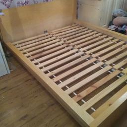 IKEA kingsize bed frame good condition already dismantled collection only Sheffield S2 area