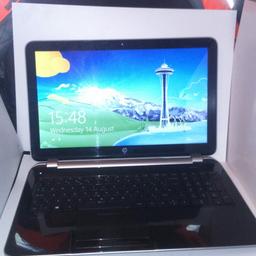 hi touch screen laptop perfect condition.comes with case and charger.can see working.battery life with out charger plugged in is about 6 hrs.Widows 8 but can easily be updated.